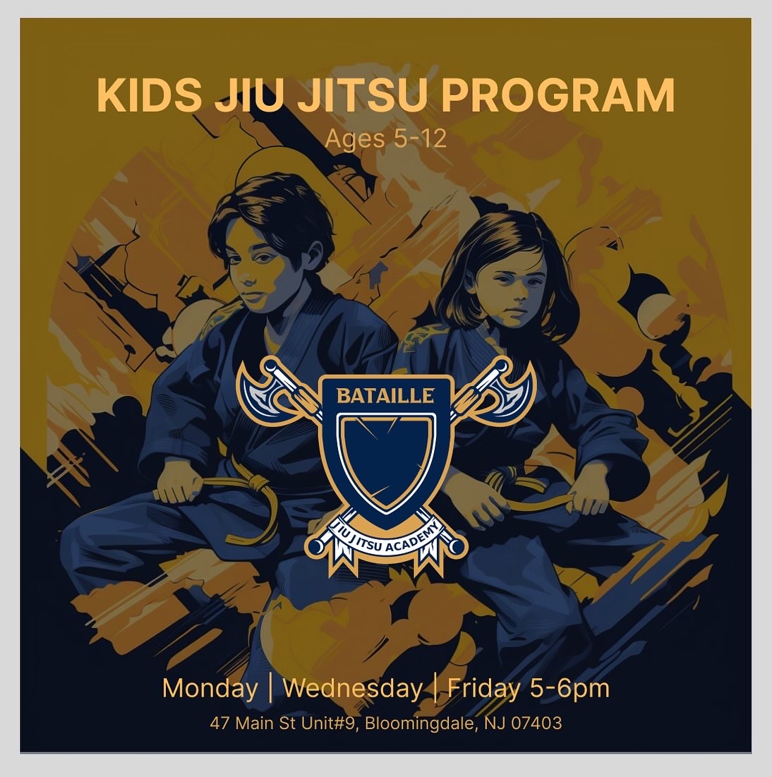 Bataille Kids Jiu Jitsu Logo